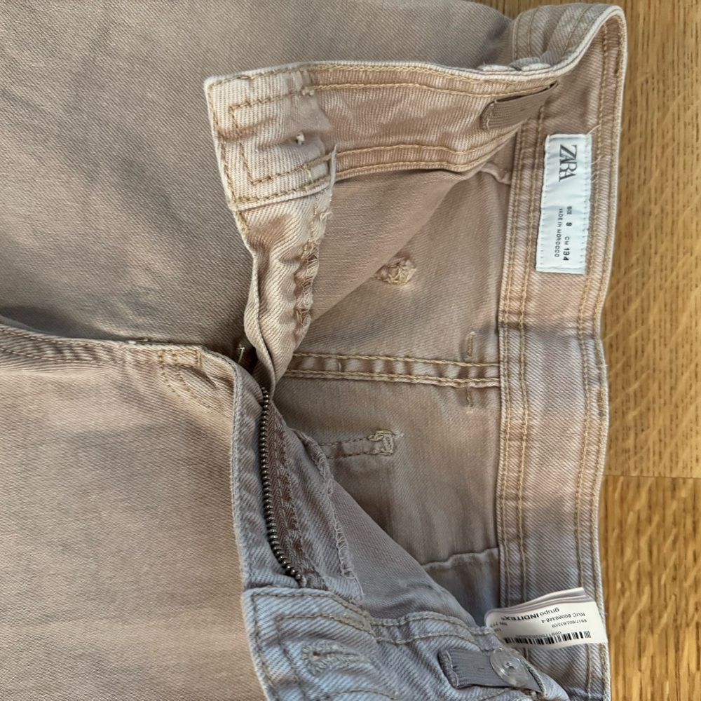 Zara Tan Slim Jeans Versatile Style